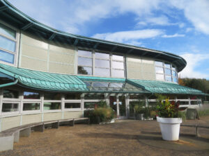 The Bramall Learning Centre building at RHS Harlow Carr.